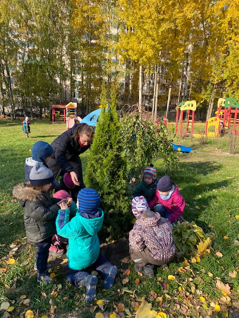 Сезонное дерево для детского сада (71 фото)